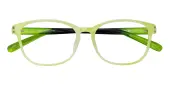 Rectangle Eyeglasses, Full Frame Green TR90 - FP2003