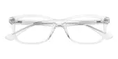 Rectangle Eyeglasses, Full Frame Crystal Plastic - FP2077