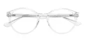 Round Eyeglasses, Full Frame Crystal Plastic - FP2080