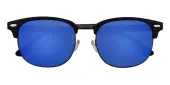 Browline|Oval Sunglasses, Full Frame Black Metal|TR90|blend material - SUP0958