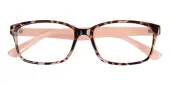 Rectangle Eyeglasses, Full Frame Tortoise TR90 - FP2111