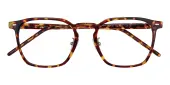 Square Eyeglasses, Full Frame Tortoise Plastic - FP2124
