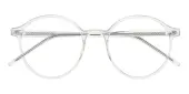 Round Eyeglasses, Full Frame Crystal Plastic - FP2125