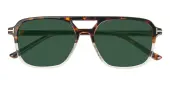 Aviator Sunglasses, Full Frame Tortoise TR90 - SUP0983