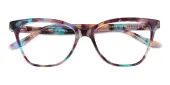 Cat Eye Eyeglasses, Full Frame Multicolor Plastic - FZ1032
