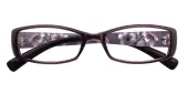 Rectangle Eyeglasses, Full Frame Purple TR90 - FP2151