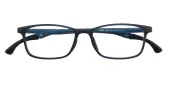 Rectangle Eyeglasses, Full Frame Blue TR90 - FP2153