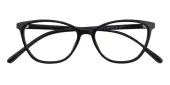 Cat Eye Eyeglasses, Full Frame Black TR90 - FP2188