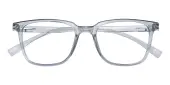 Rectangle Eyeglasses, Full Frame Gray Plastic - FP2250