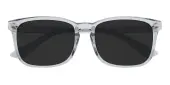 Rectangle Sunglasses, Full Frame Gray TR90 - SUP1072