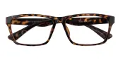 Rectangle Eyeglasses, Full Frame Tortoise TR90 - FP2273
