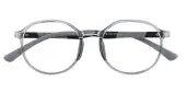 Round Eyeglasses, Full Frame Gray TR90|Silica-gel - FP2274