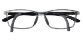 Rectangle Eyeglasses, Full Frame Gray TR90 - FP2284