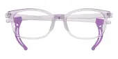 Rectangle Eyeglasses, Full Frame Purple TR90 - FP2373