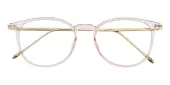 Oval Eyeglasses, Full Frame Pink TR90|Metal|blend material - FP2265