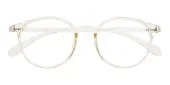 Round Eyeglasses, Full Frame Champagne TR90 - FP1989