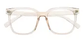 Horn|Square Eyeglasses, Full Frame Champagne TR90 - FP2024