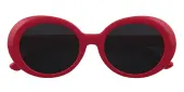 Round Sunglasses, Full Frame Red Plastic - SUP1160