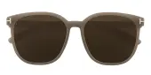 Square Sunglasses, Full Frame Champagne TR90 - SUP1173