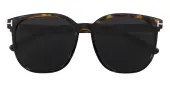 Square Sunglasses, Full Frame Tortoise TR90 - SUP1175