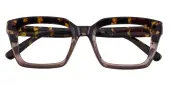 Square Eyeglasses, Full Frame Tortoise TR90 - FP2328