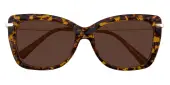 Cat Eye Sunglasses, Full Frame Tortoise TR90|Metal|blend material - SUP1136