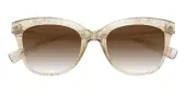 Cat Eye Sunglasses, Full Frame Champagne Plastic - SUP1148