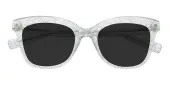 Cat Eye Sunglasses, Full Frame Crystal Plastic - SUP1151