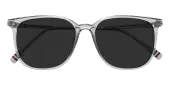 Square Sunglasses, Full Frame Gray TR90|Metal - SUP1183