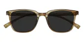 Rectangle Sunglasses, Full Frame Brown Plastic - SUP1205