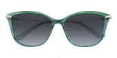 Cat Eye Sunglasses, Full Frame Green TR90|Metal|blend material - SUP1228