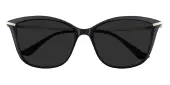 Cat Eye Sunglasses, Full Frame Black TR90|Metal|blend material - SUP1229