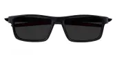 Rectangle Sunglasses, Full Frame Black Plastic - SPFM020