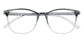 Oval Eyeglasses, Full Frame Gray TR90 - FP2317