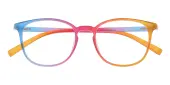 Square Eyeglasses, Full Frame Multicolor/Rainbow TR90 - FP2500