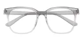 Square Eyeglasses, Full Frame Gray TR90 - FP2483