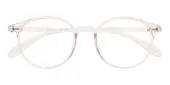 Round Eyeglasses, Full Frame Pink TR90 - FP1987