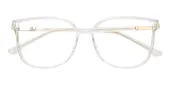 Cat Eye Eyeglasses, Full Frame Crystal TR90 - FP2510