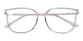 Cat Eye Eyeglasses, Full Frame Light Purple TR90 - FP2513