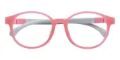 Round Eyeglasses, Full Frame Pink TR90|Silica-gel - FP2485
