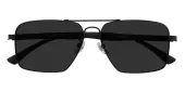 Aviator Sunglasses, Full Frame Black Metal - SUP1273