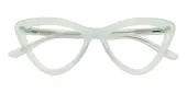 Cat Eye Eyeglasses, Full Frame Light Green Plastic - FZ1968