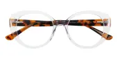 Oval Eyeglasses, Full Frame Crystal Plastic - FZ1982