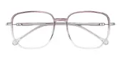 Polygon Eyeglasses, Full Frame Purple TR90 - FP2610