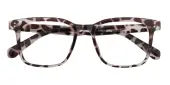 Square Eyeglasses, Full Frame Tortoise TR90 - FP2580