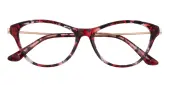 Cat Eye Eyeglasses, Full Frame Floral TR90|Metal - FP2648