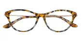 Cat Eye Eyeglasses, Full Frame Floral TR90|Metal - FP2649