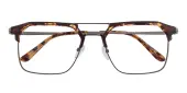 Aviator|Browline Eyeglasses, Full Frame Tortoise TR90|Metal - FP2660