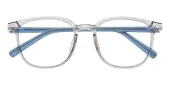 Square Eyeglasses, Full Frame Gray/Blue TR90|Silica-gel - FP2652
