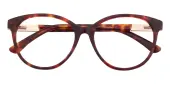 Oval|Cat Eye Eyeglasses, Full Frame Tortoise Plastic - FZ2039